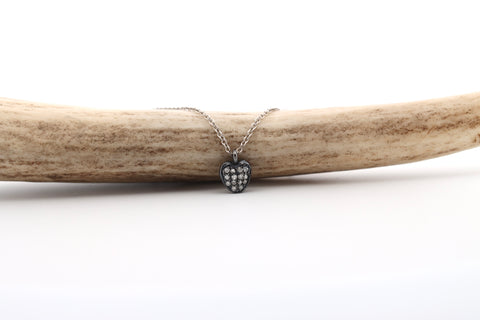 Pave diamond heart Pave diamond heart