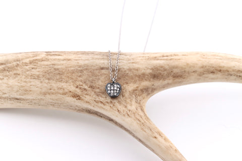 Pave diamond heart Pave diamond heart