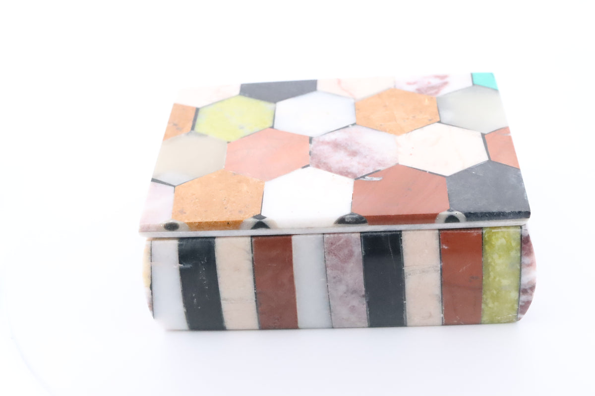 Hand made marble box