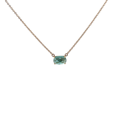 Gold and apatite necklace Gold and apatite necklace