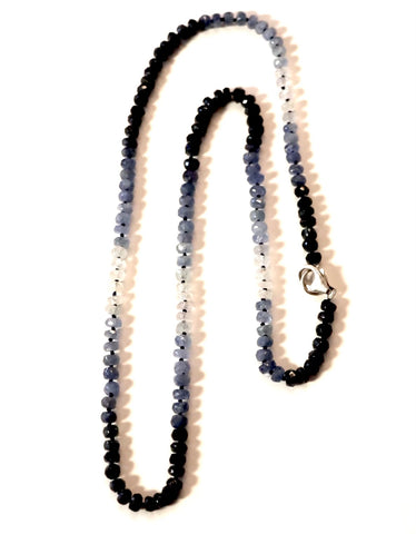 Ombre blue sapphire necklace Ombre blue sapphire necklace