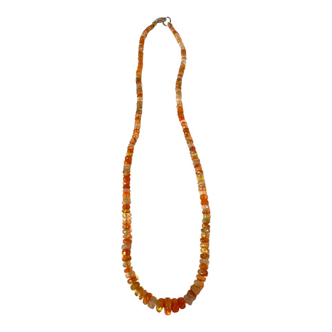 Orange Opal Necklace Orange Opal Necklace