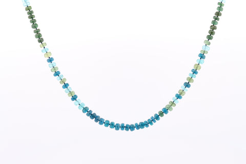 Multi apatite necklace