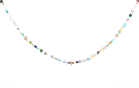 Multi Gem Stone Necklace