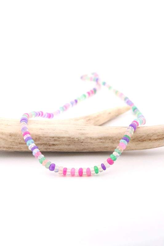 Multi Colored Ethiopian Opal Necklace