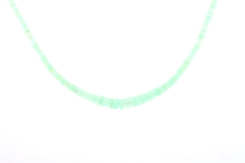 Chrysoprase Heishi Necklace