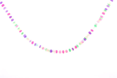 Multi Colored Ethiopian Opal Necklace