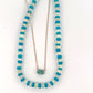 Gold and apatite necklace