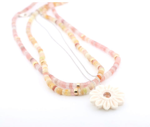 Strawberry Quartz Necklace