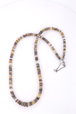 Ethiopian Opal Heishi Necklace