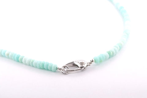 Faceted Peruvian Opal Necklace