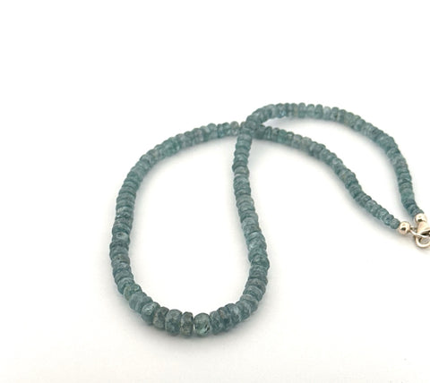 Faceted Kyanite necklace