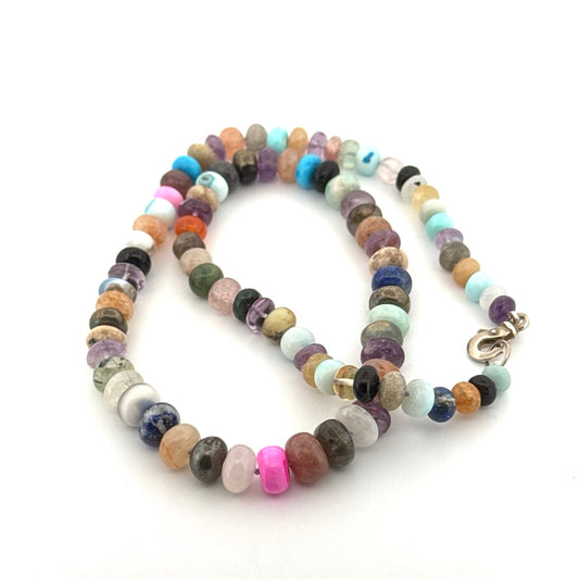 Mixed gemstone necklace