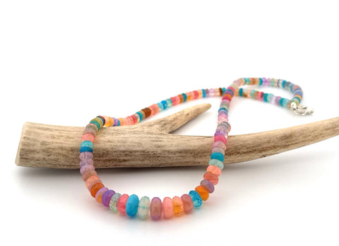 Multi Hued Opal Necklace
