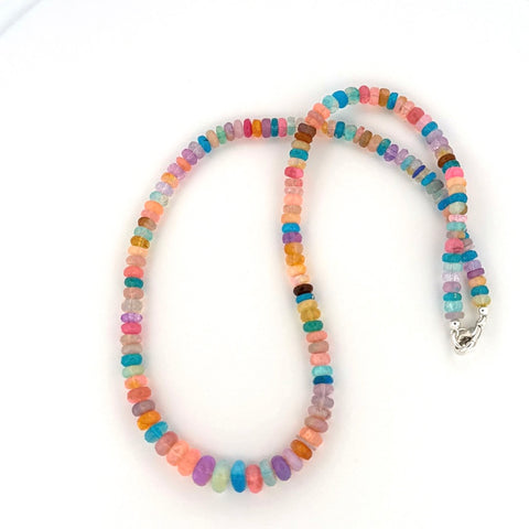 Multi Hued Opal Necklace
