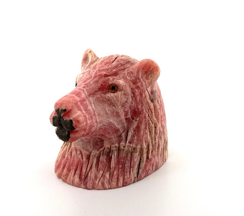 Rhodochrosite Lion