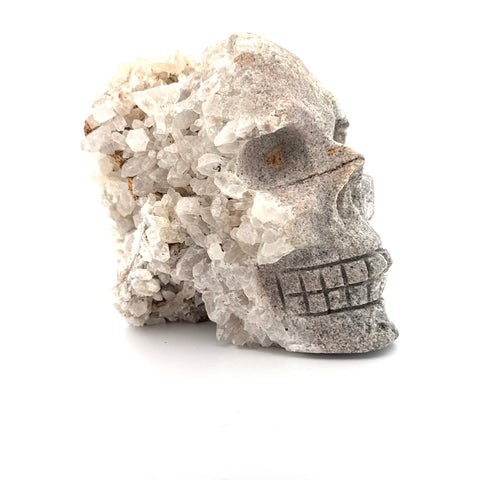 Crystal Quartz Skull