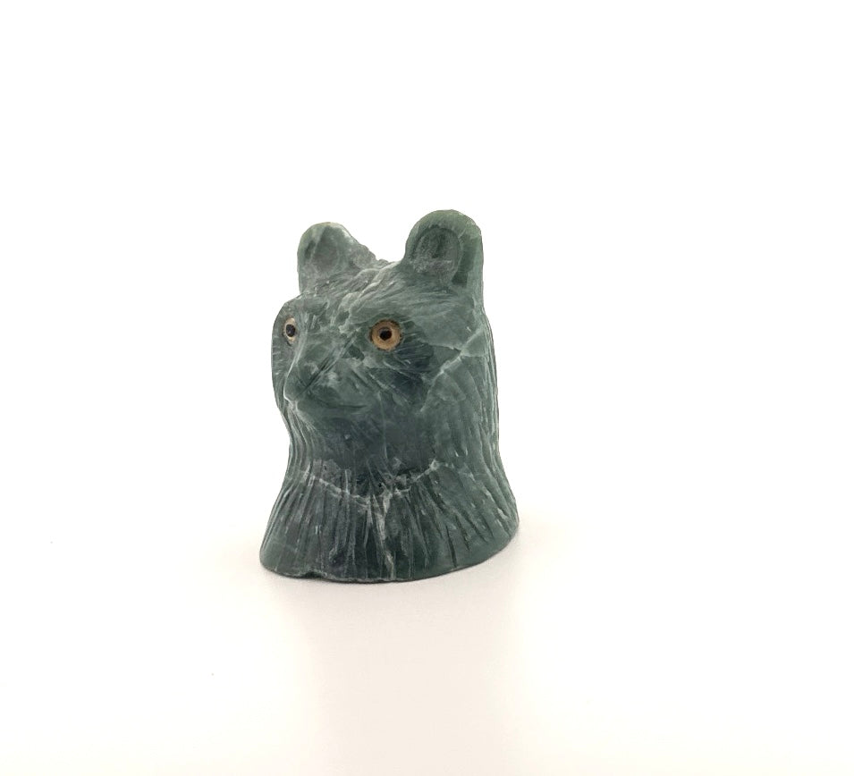 Carved onyx cat