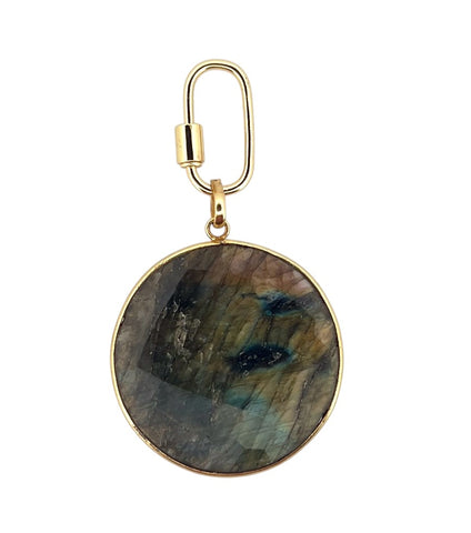 Labradorite Bag Charm