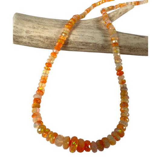 Orange Opal Necklace