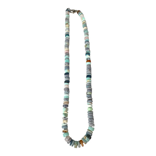 Pastel Opal Heishi Necklace