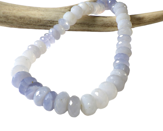 Blue chalcedony necklace