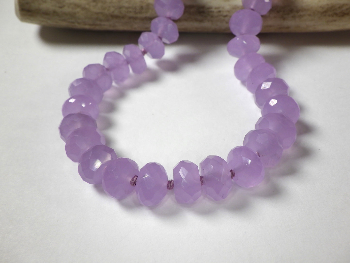 Lavender chalcedony necklace